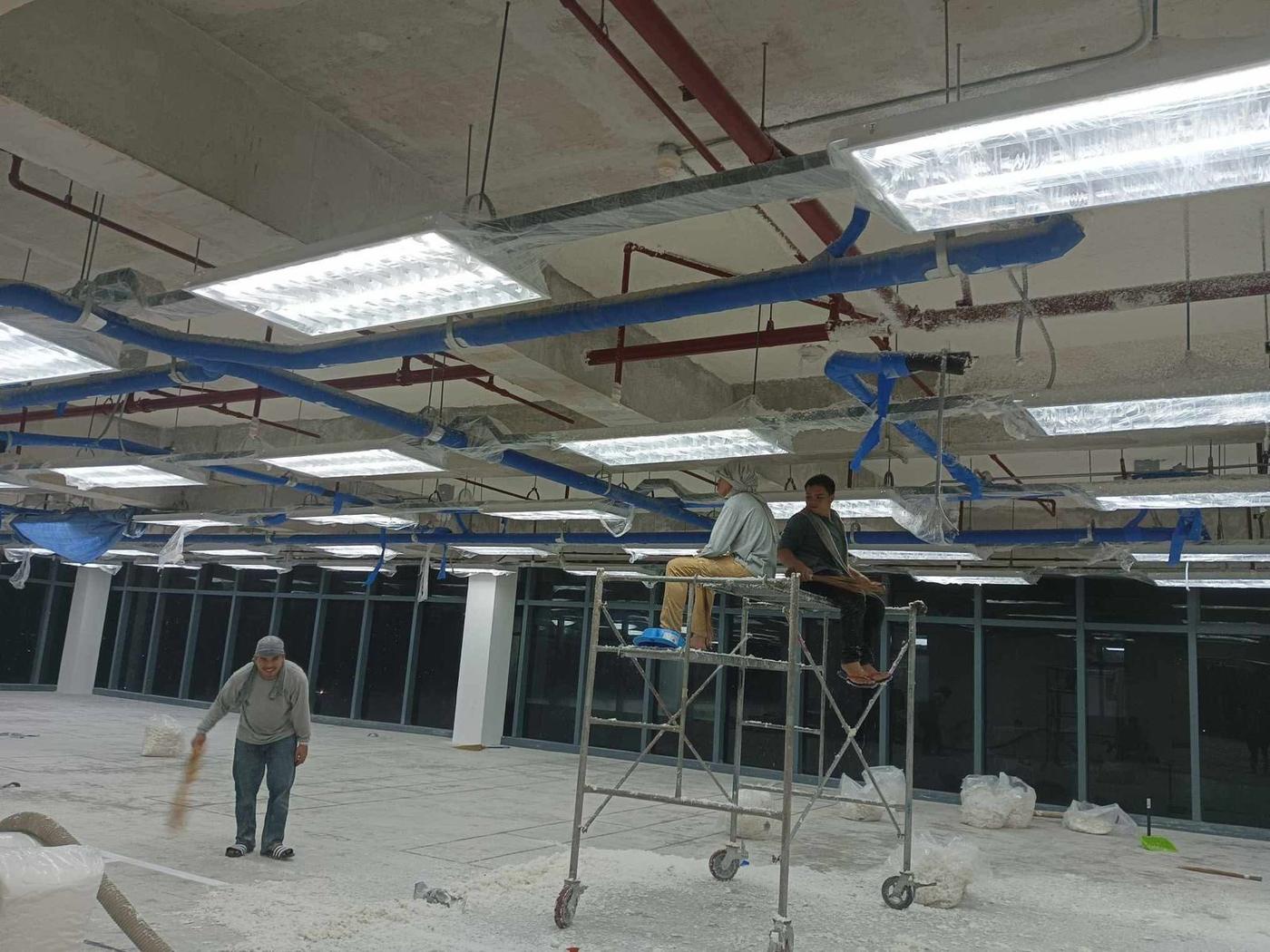 IFI installation team on site