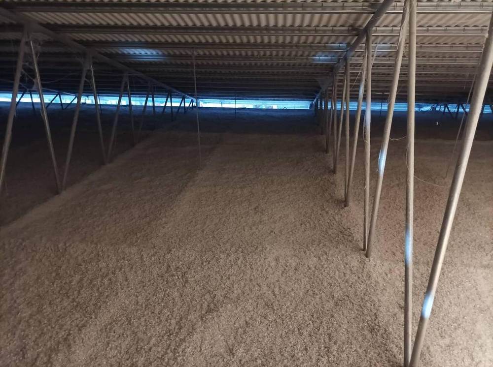 AgriSHIELD over the drop ceiling of a broiler house